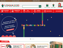 Tablet Screenshot of bonhommedebois.com